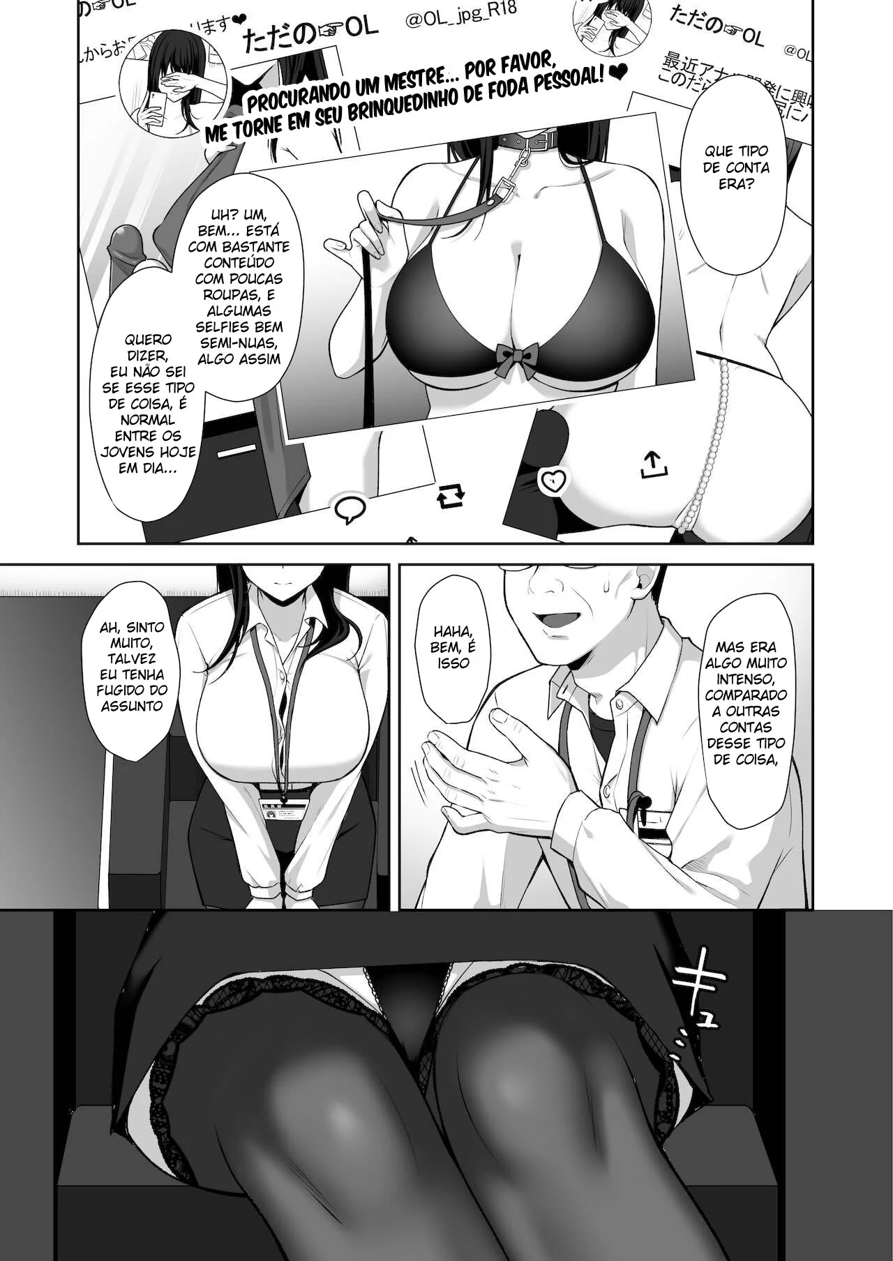 A Secretária Safada e o Patrão Tarado: Uma Aventura de Prazer em Hentai HQ Brasileiro