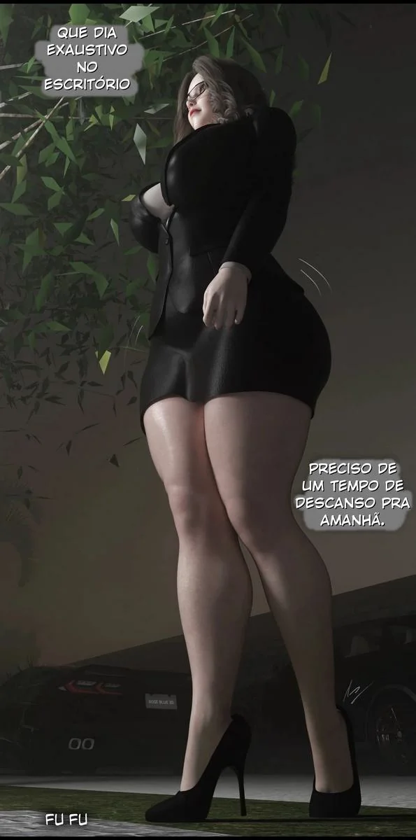 A vingan&ccedil;a do garoto da piroca ap&oacute;s a buceta de sua m&atilde;e virar p&oacute; - Hentai 3D HQ Brasileiro