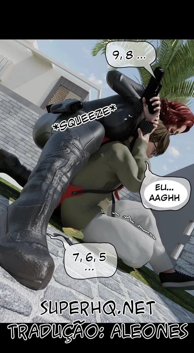 A vingan&ccedil;a do garoto da piroca ap&oacute;s a buceta de sua m&atilde;e virar p&oacute; - Hentai 3D HQ Brasileiro