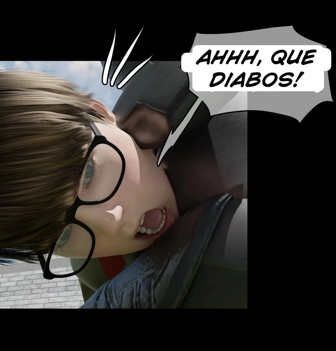 A vingan&ccedil;a do garoto da piroca ap&oacute;s a buceta de sua m&atilde;e virar p&oacute; - Hentai 3D HQ Brasileiro