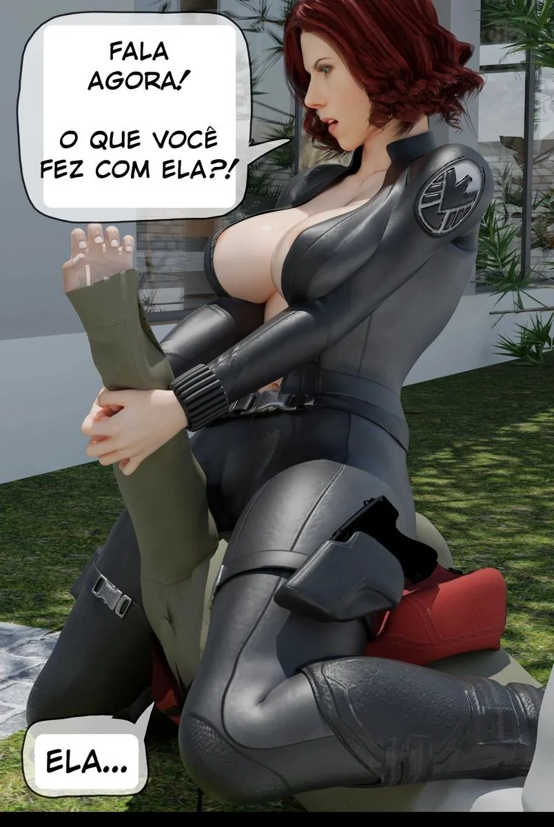 A vingan&ccedil;a do garoto da piroca ap&oacute;s a buceta de sua m&atilde;e virar p&oacute; - Hentai 3D HQ Brasileiro