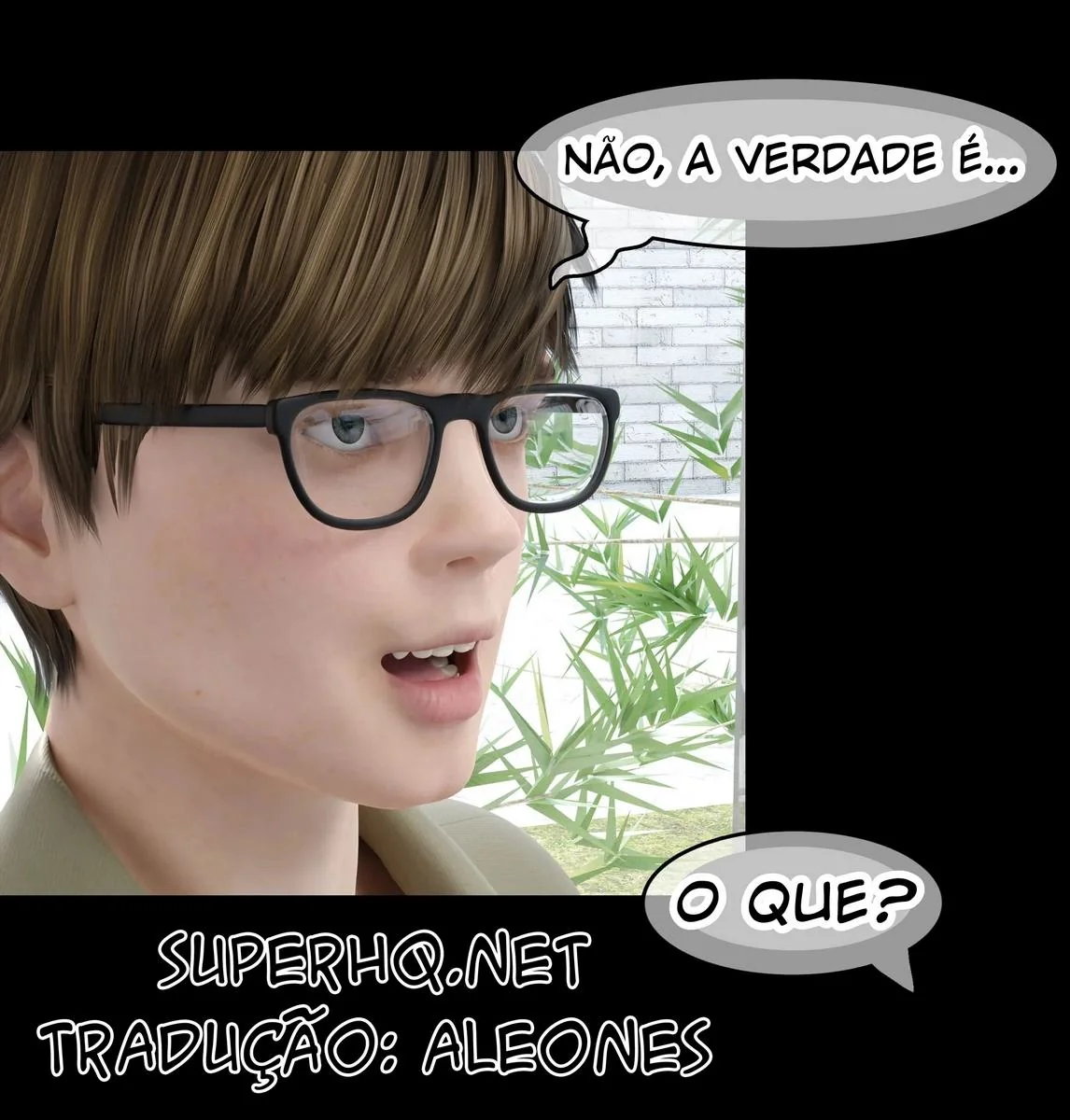 A vingan&ccedil;a do garoto da piroca ap&oacute;s a buceta de sua m&atilde;e virar p&oacute; - Hentai 3D HQ Brasileiro