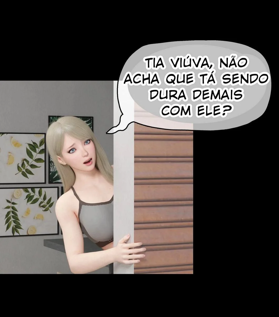 A vingan&ccedil;a do garoto da piroca ap&oacute;s a buceta de sua m&atilde;e virar p&oacute; - Hentai 3D HQ Brasileiro