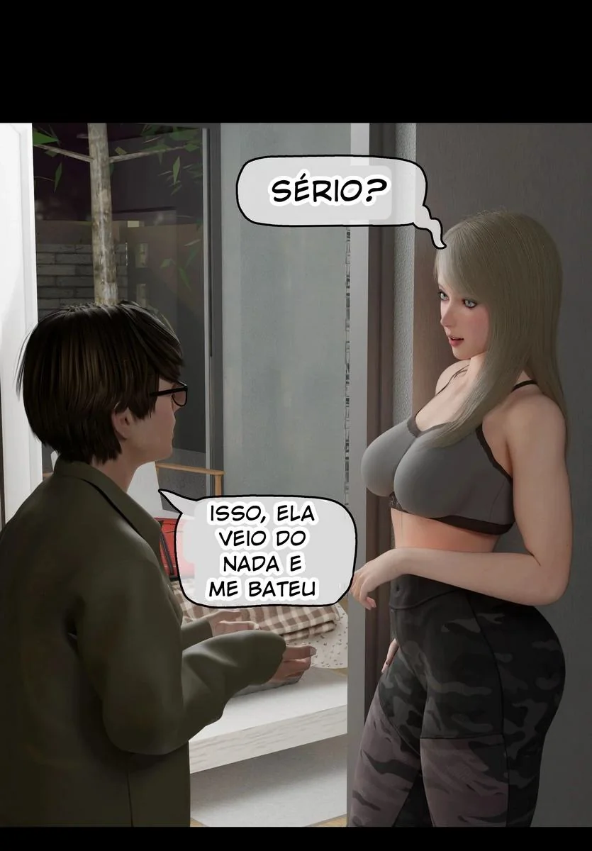 A vingan&ccedil;a do garoto da piroca ap&oacute;s a buceta de sua m&atilde;e virar p&oacute; - Hentai 3D HQ Brasileiro