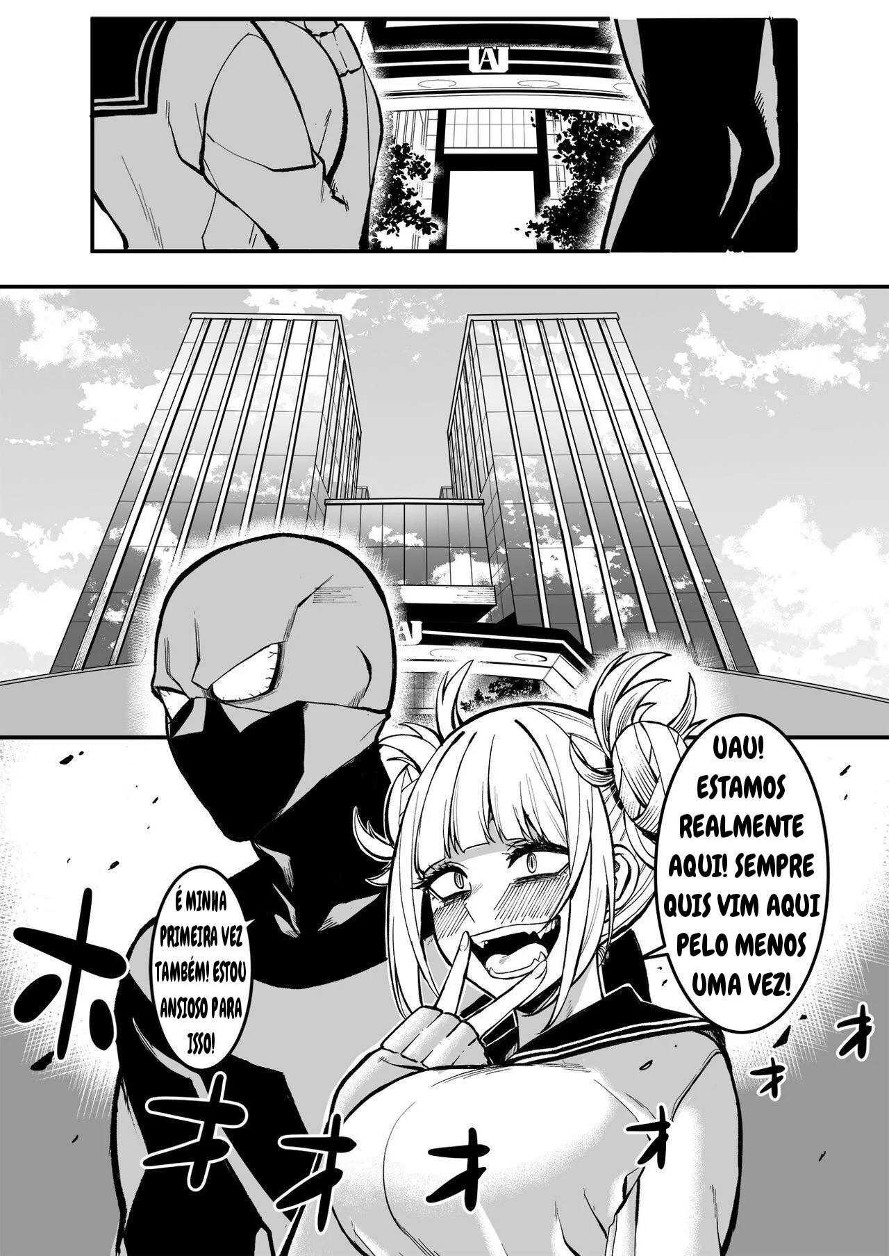 Academia Boku No Hero: Visita Surpresa na Sala de Aula - Fodendo as Piranhas da Academia em Hentai HQ Brasileiro