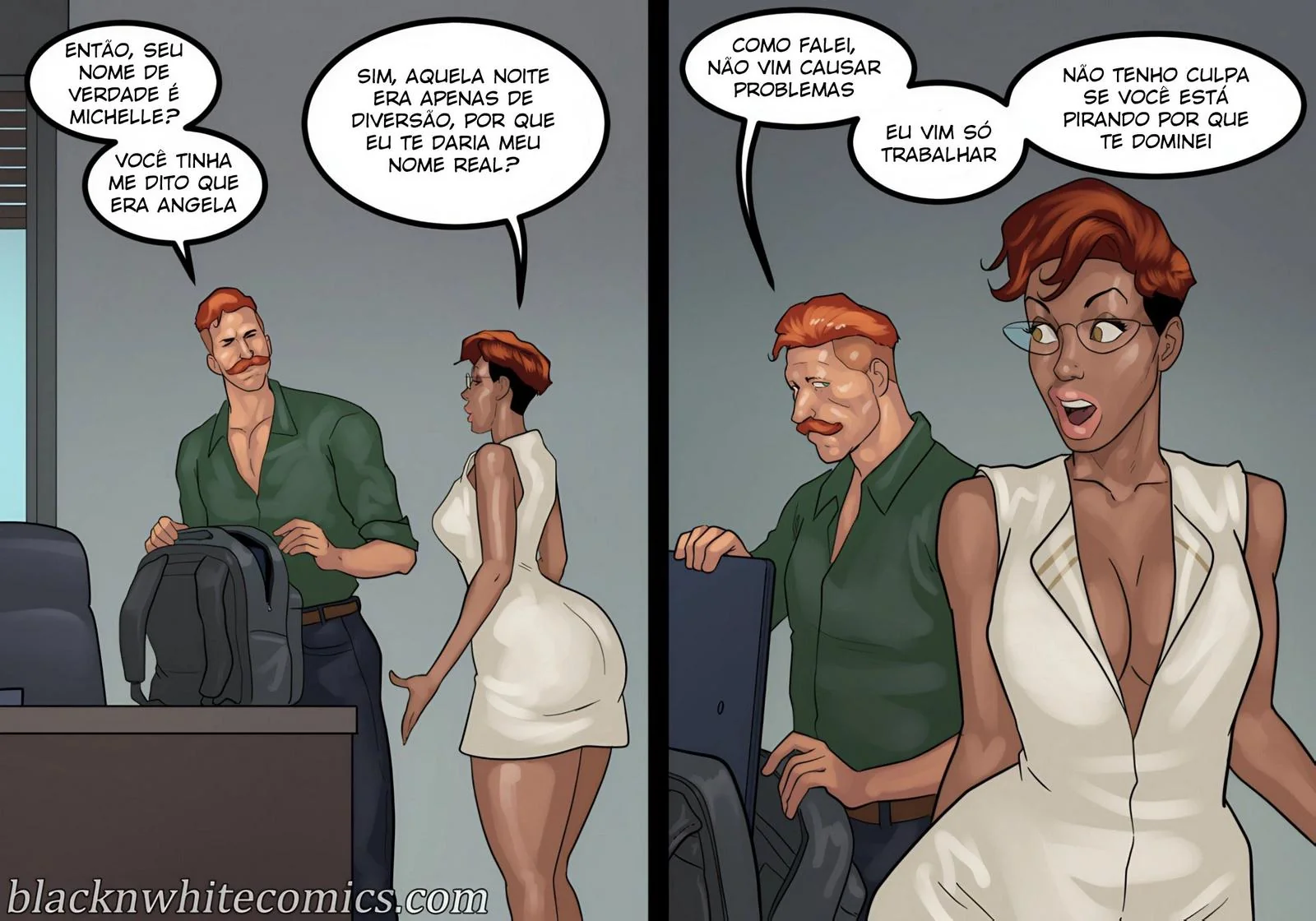 Amigas Gostosas Aprendendo a Foder com Dotados em Hentai Interracial" em HQ Brasileiro