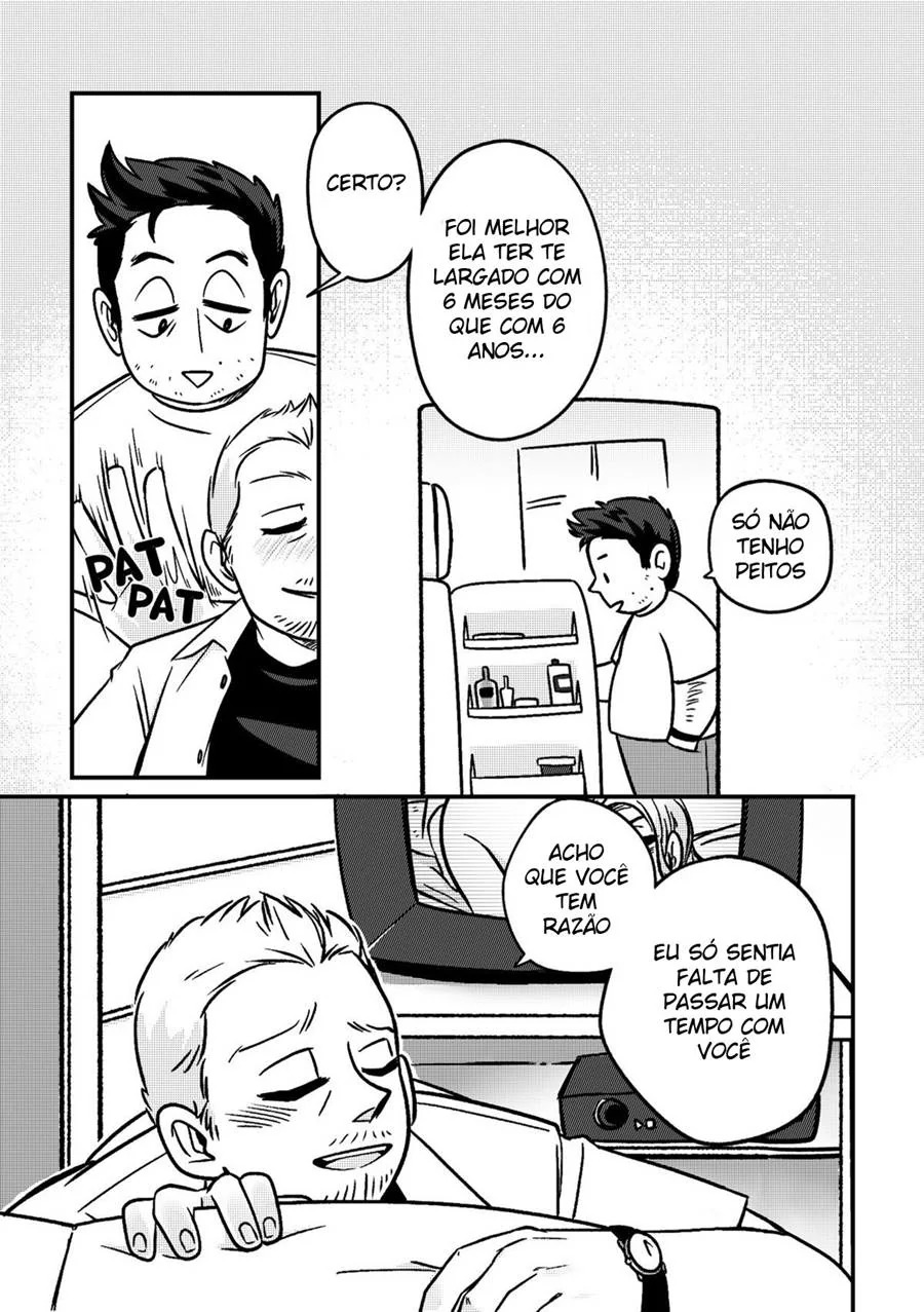 Amigos se consolam com sexo gay em Hentai HQ Brasileiro