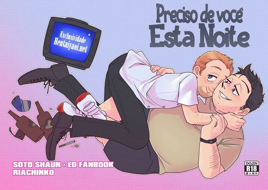 Amigos se consolam com sexo gay em Hentai HQ Brasileiro