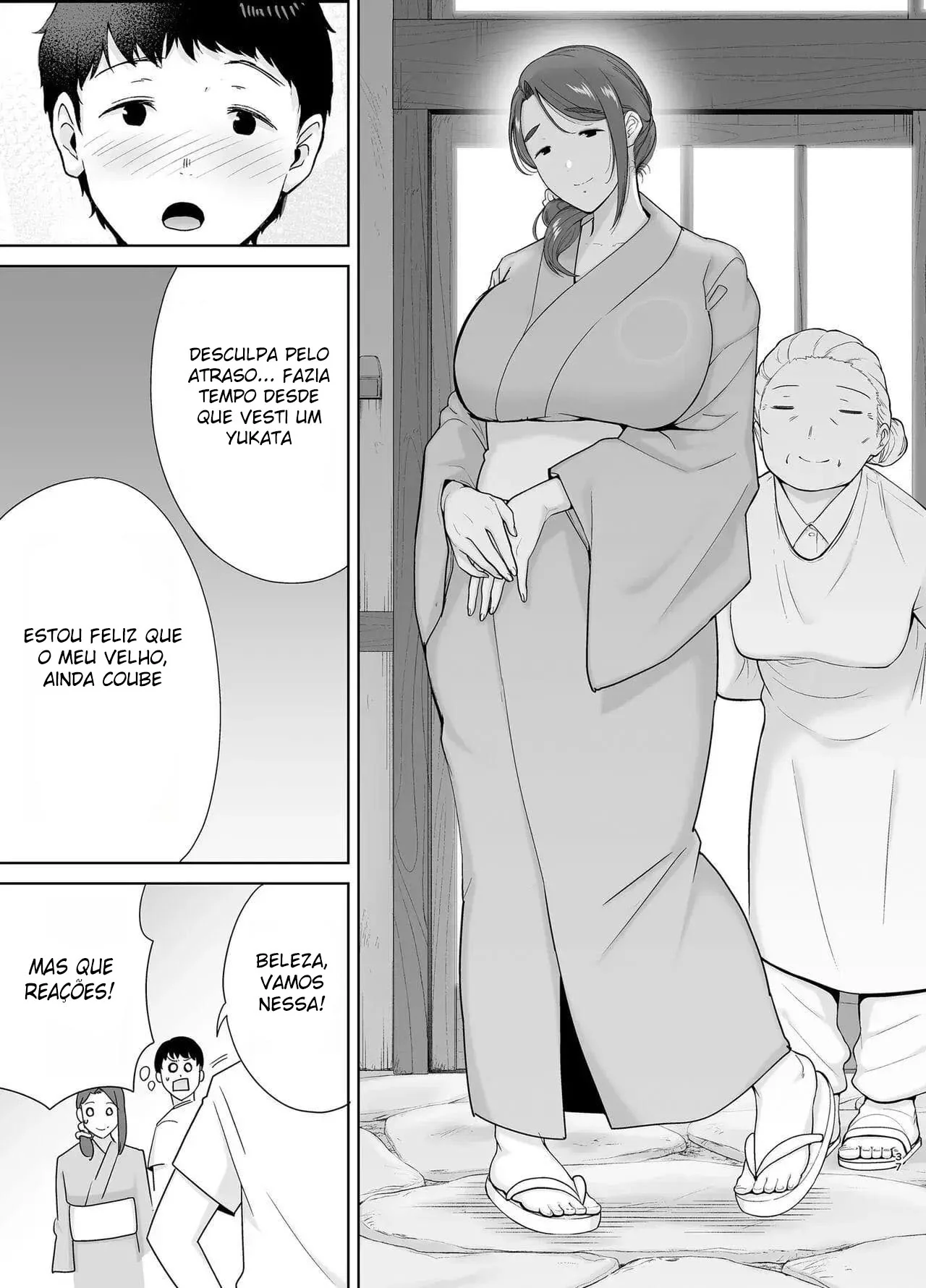 Amor de mãe: Yuu-kun e sua piranha safada em hentai HQ brasileiro