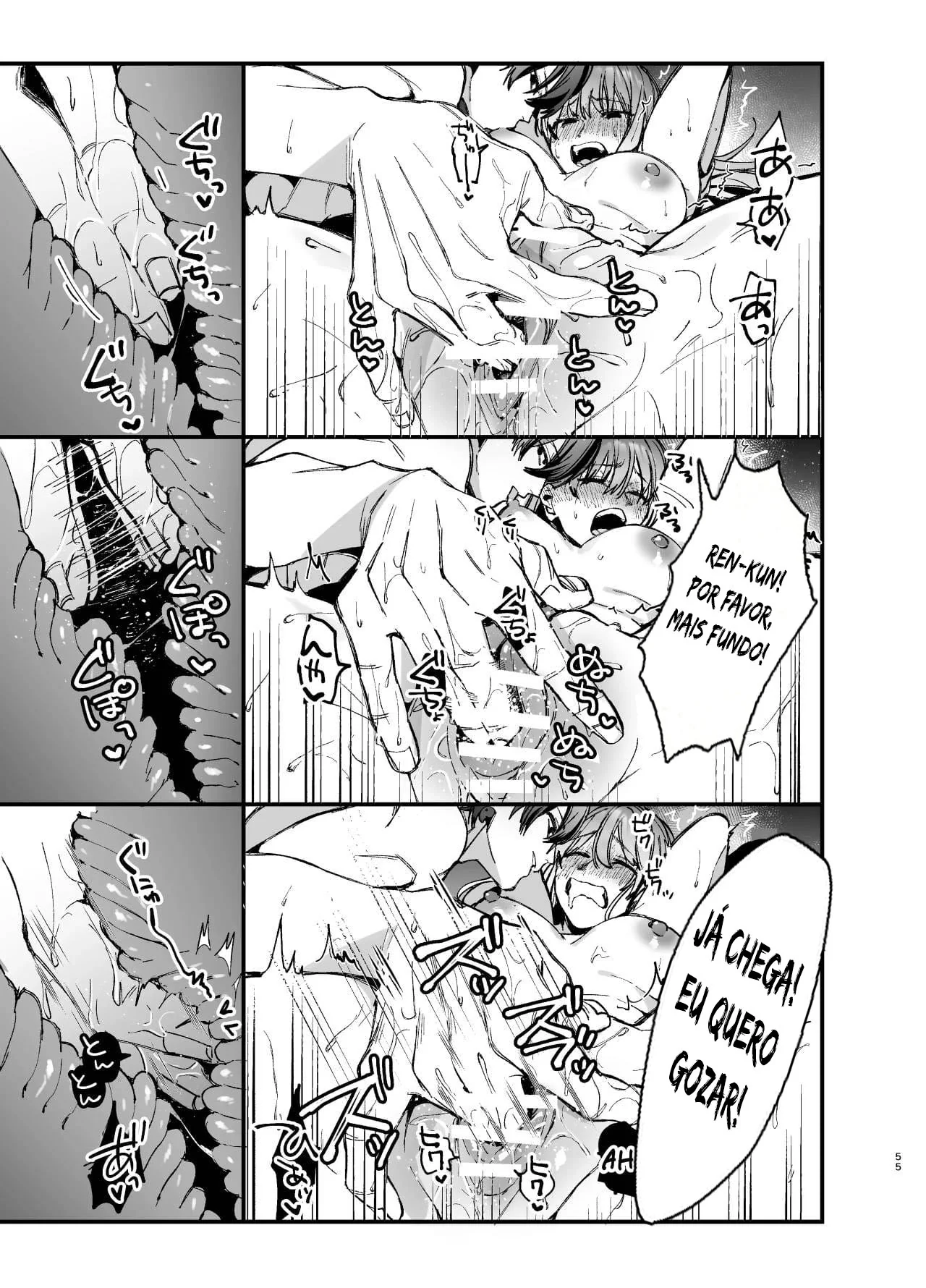 Amor de mãe: Yuu-kun e sua piranha safada em hentai HQ brasileiro