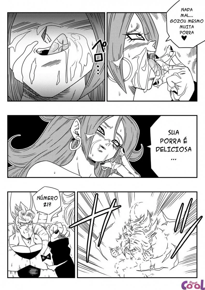 Android Peituda Quer Dominar o Mundo em Dragon Ball Hentai HQ