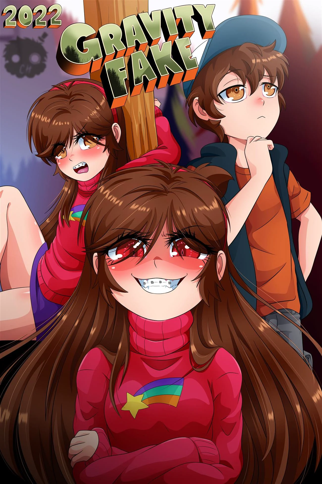 Anti-Mabel e o Incesto com Dipper em Gravity Fake Hentai HQ Brasileiro