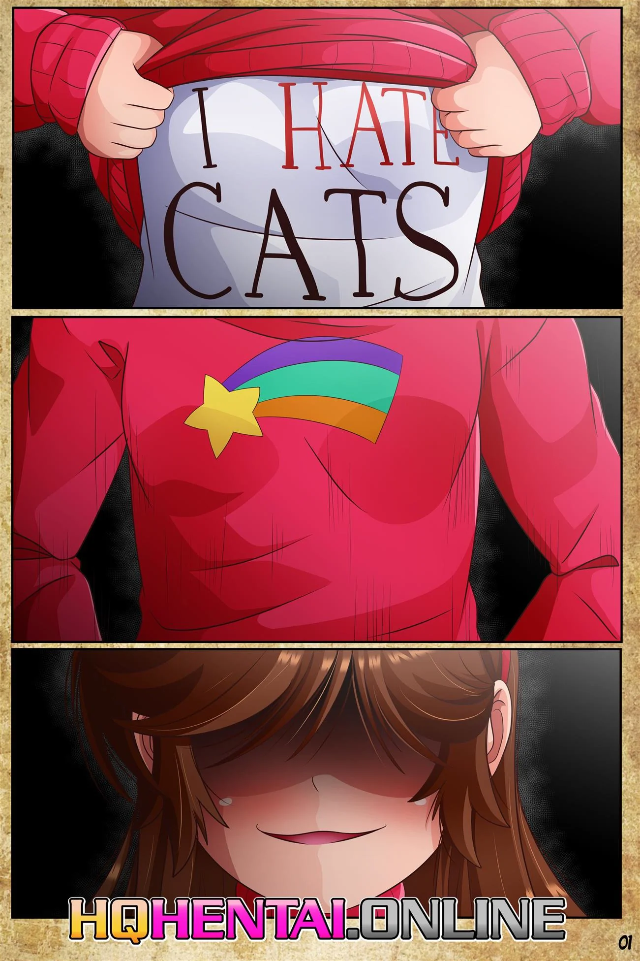 Anti-Mabel e o Incesto com Dipper em Gravity Fake Hentai HQ Brasileiro