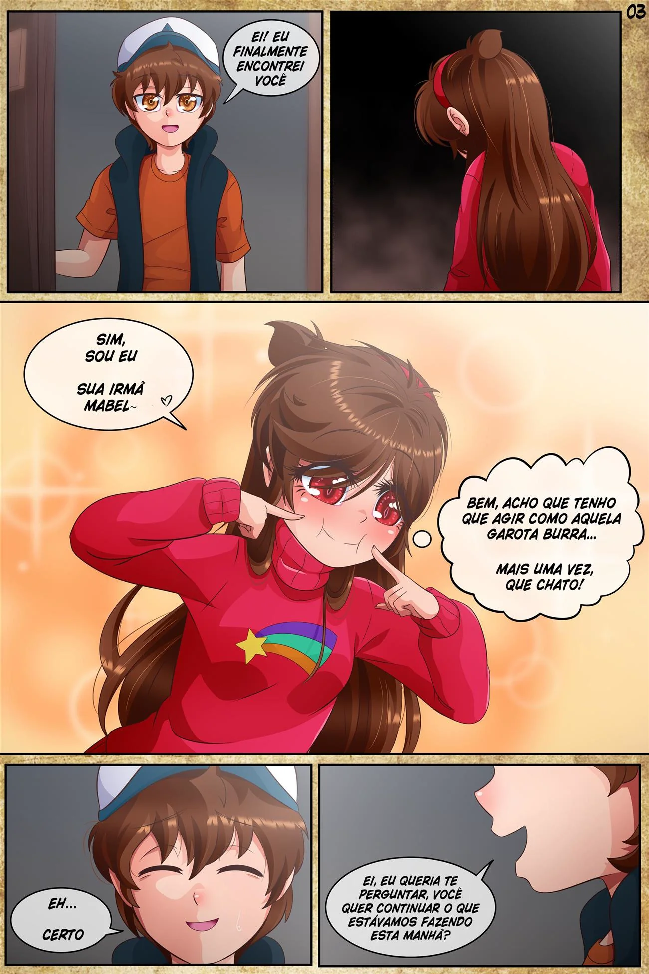 Anti-Mabel e o Incesto com Dipper em Gravity Fake Hentai HQ Brasileiro Anti-Mabel e o Incesto com Dipper em Gravity Fake Hentai HQ Brasileiro
