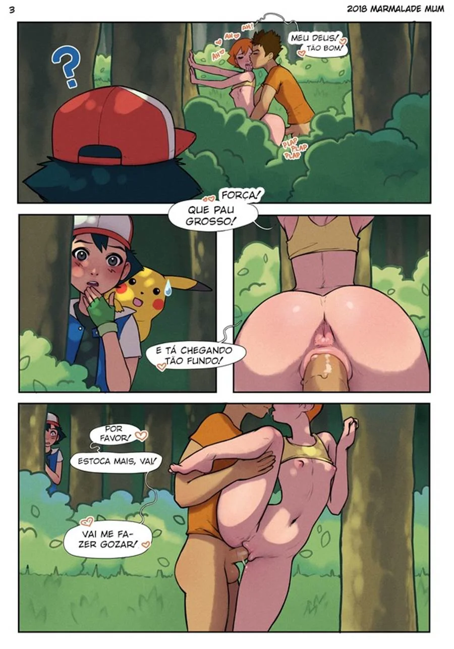Ash descobre a putaria do Brock com a Misty e encontra seu lado hentai gay em HQ Brasileiro Ash descobre a putaria do Brock com a Misty e encontra seu lado hentai gay em HQ Brasileiro