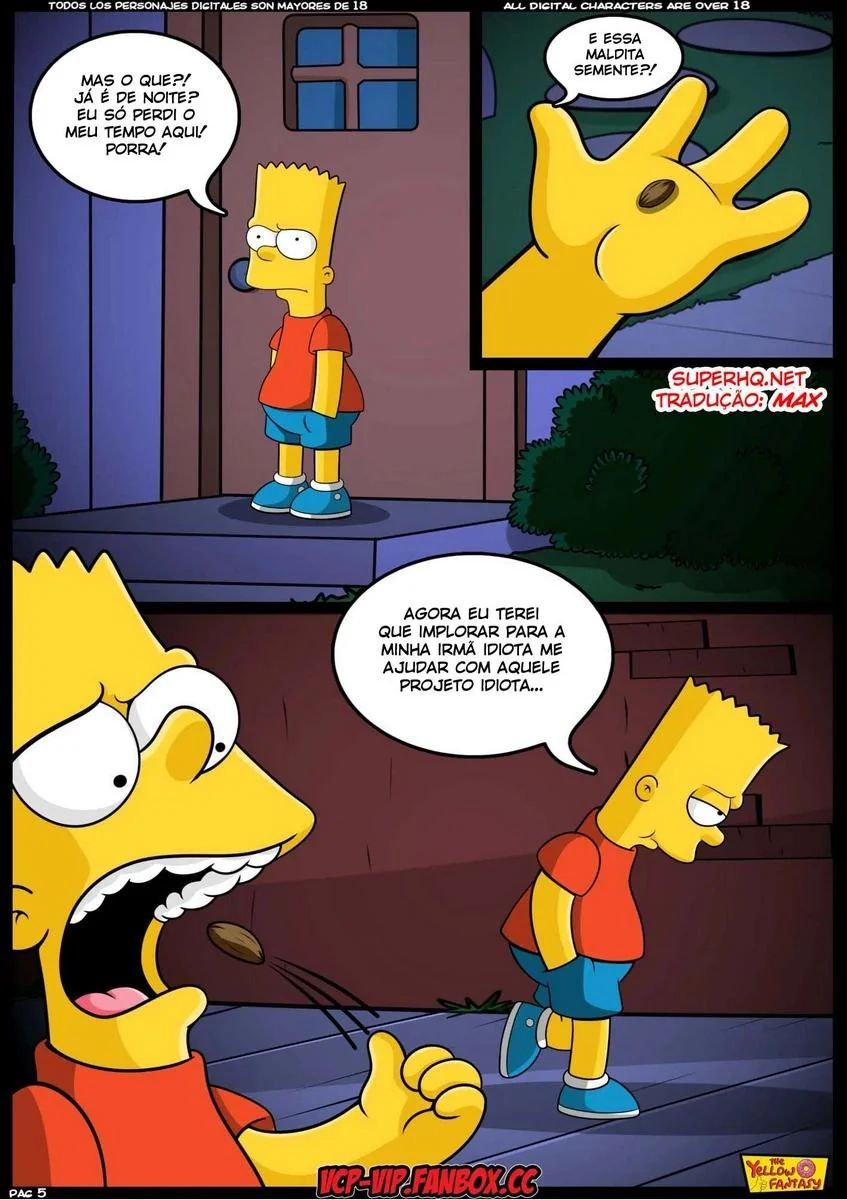 Bart e o Professor Frink: Uma Aula de Ciências Bem Diferente em Hentai HQ