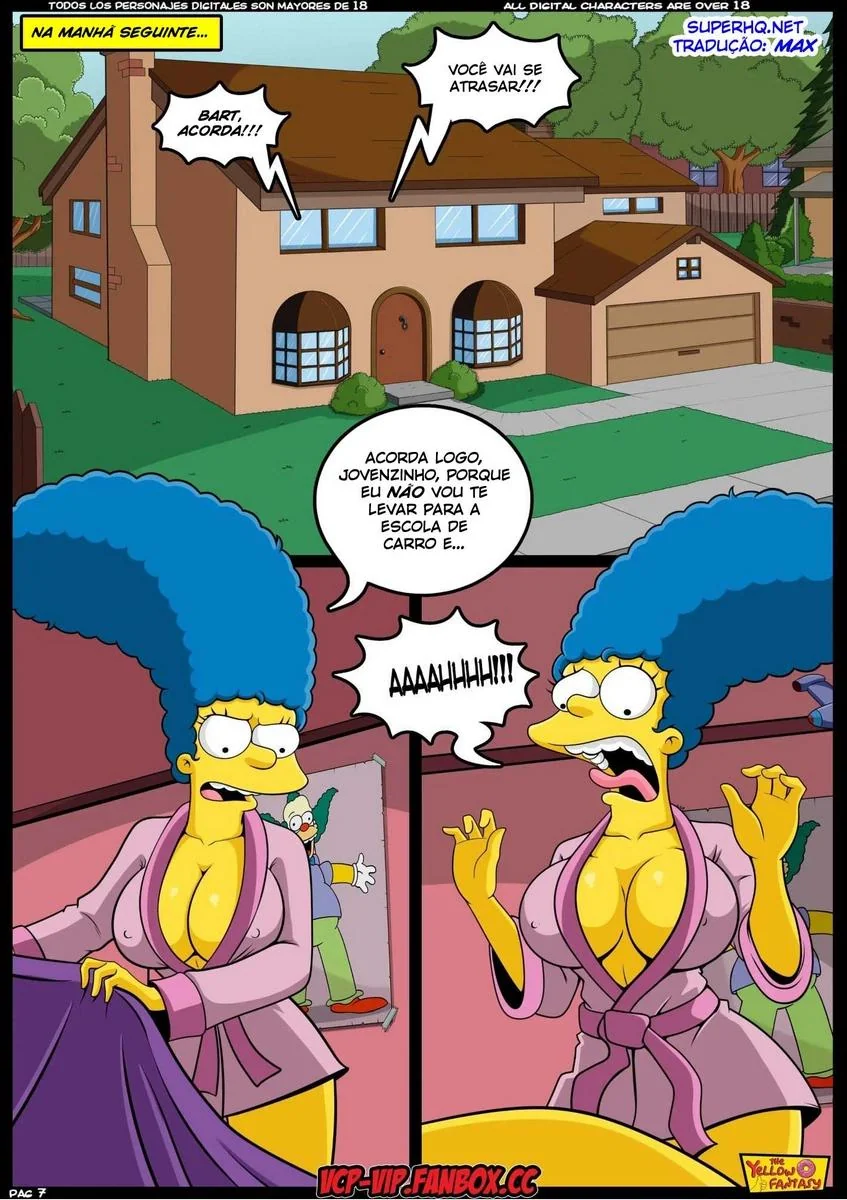 Bart e o Professor Frink: Uma Aula de Ciências Bem Diferente em Hentai HQ