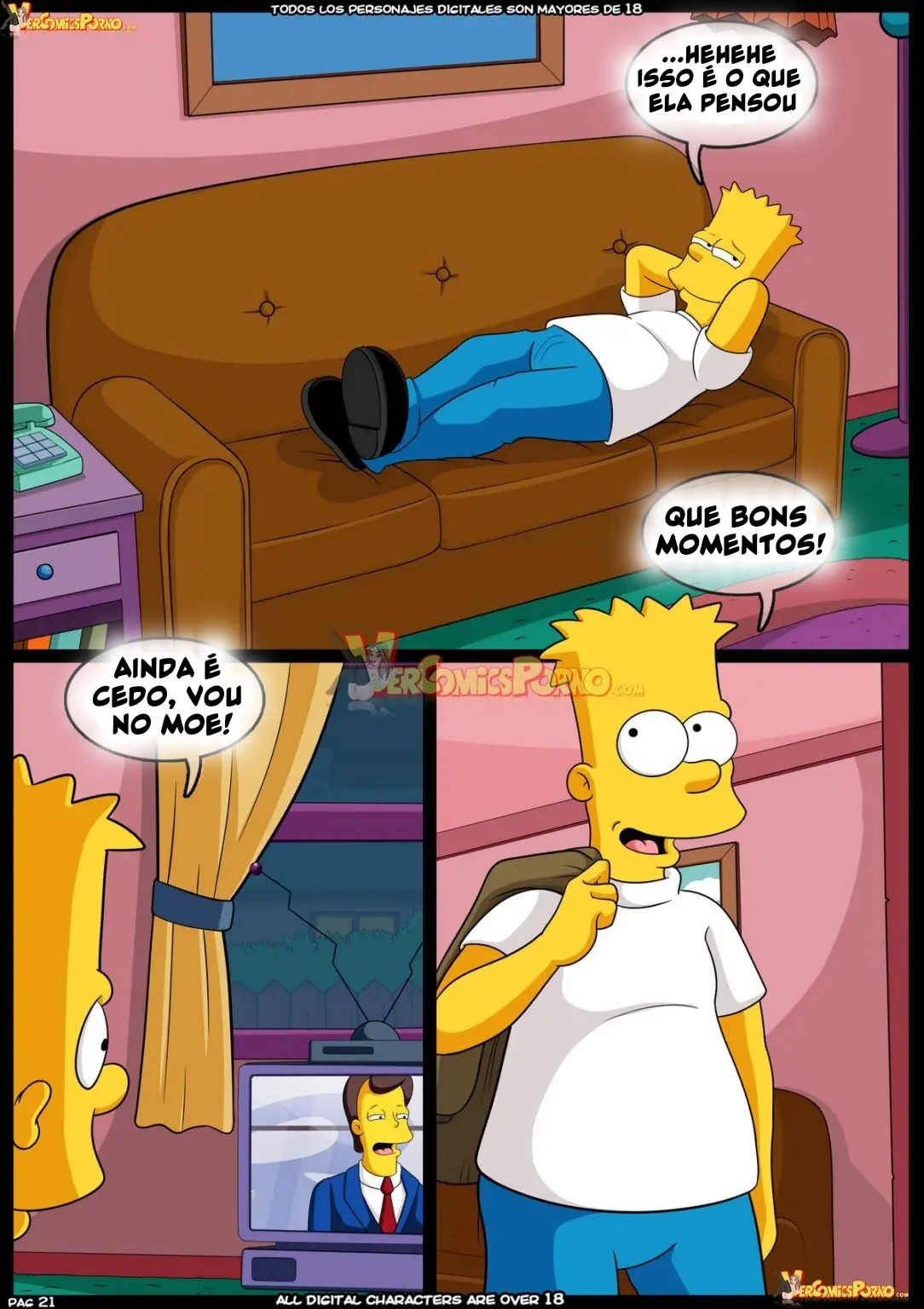 Bart Fodendo Marge: Hentai dos Simpsons em HQ Brasileiro