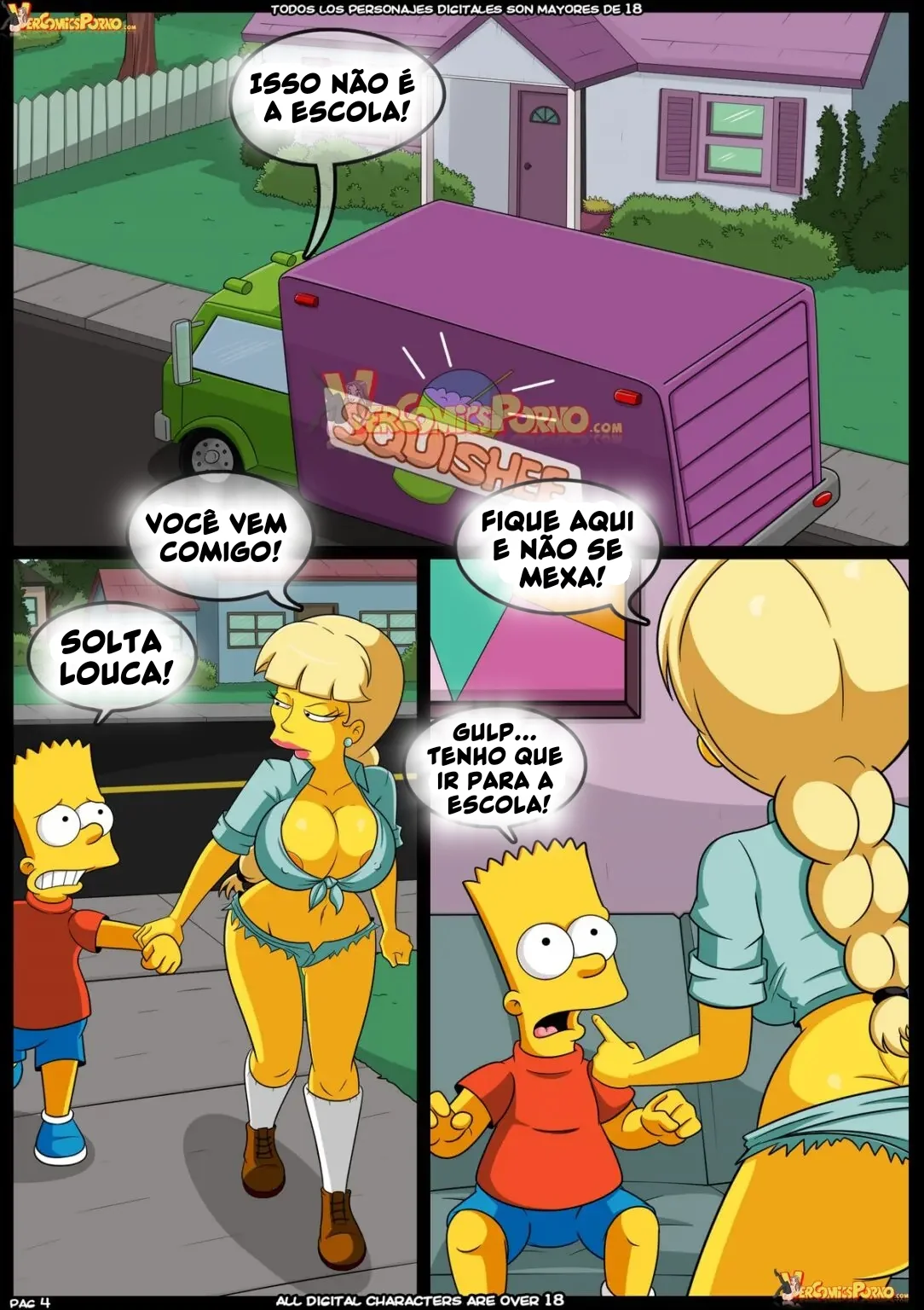 Bart Fodendo Marge: Hentai dos Simpsons em HQ Brasileiro