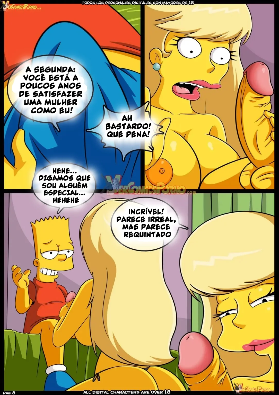 Bart Fodendo Marge: Hentai dos Simpsons em HQ Brasileiro