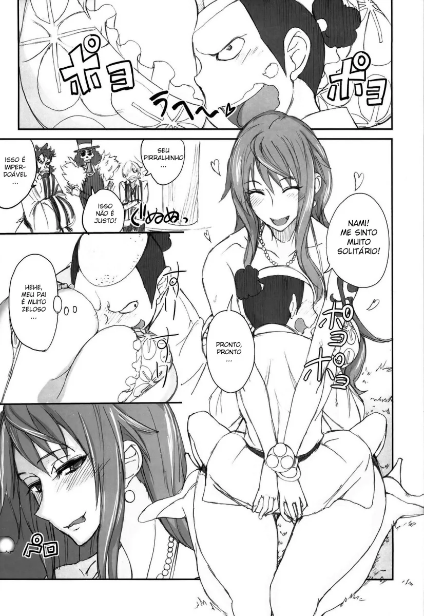 Boa Hancock, a Piranha Tarada dos Mares - Hentai HQ Brasileiro