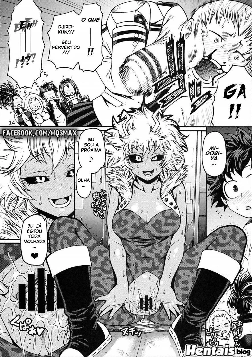 Boku no Hero Porno: Meninas Poppin - Piranhas da U.A. fazendo de tudo por uma boa Pica em Hentai HQ Brasileiro