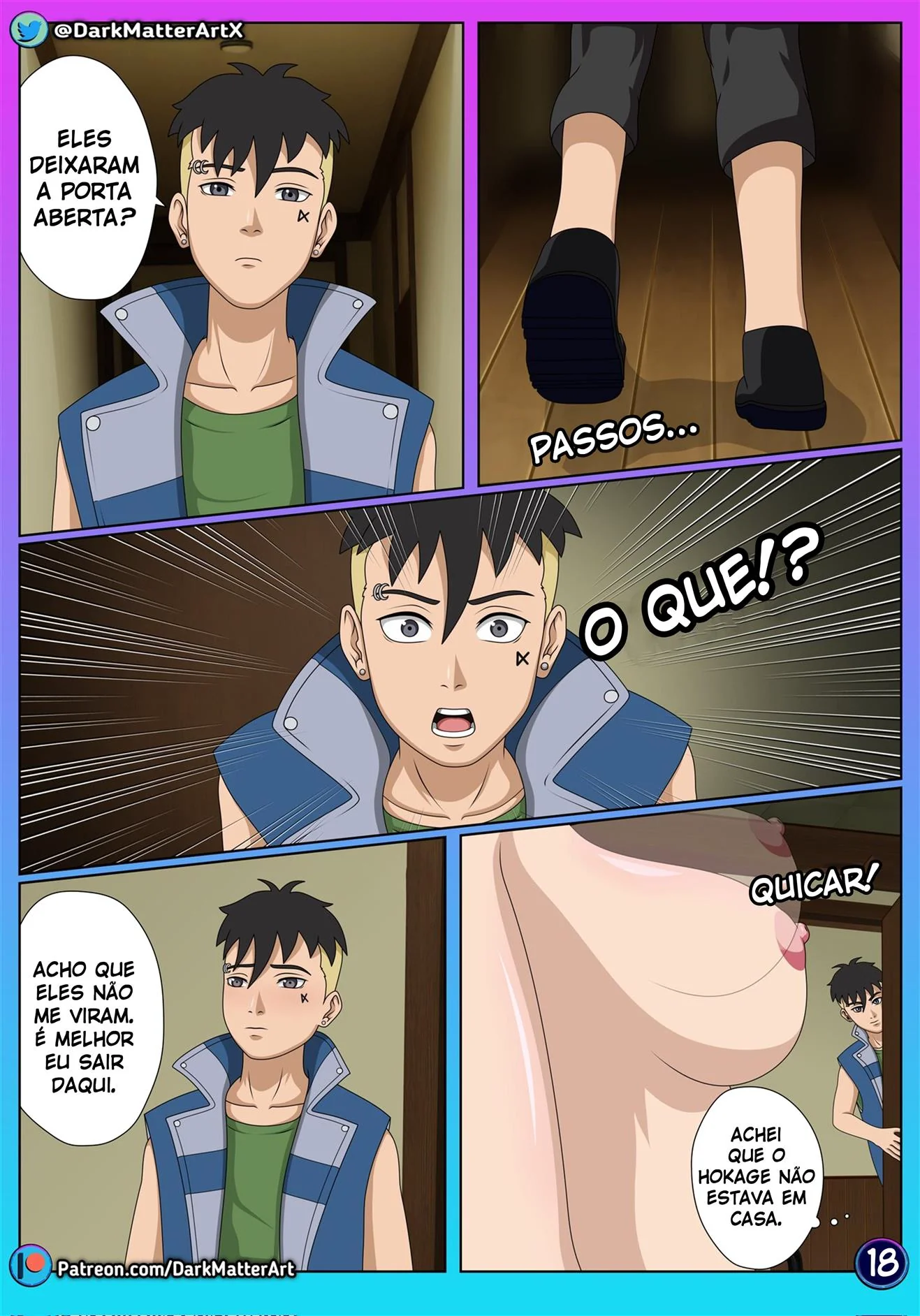 Boruto descobre os segredos obscuros de sua mamãe piranha - Hentai HQ Brasileiro