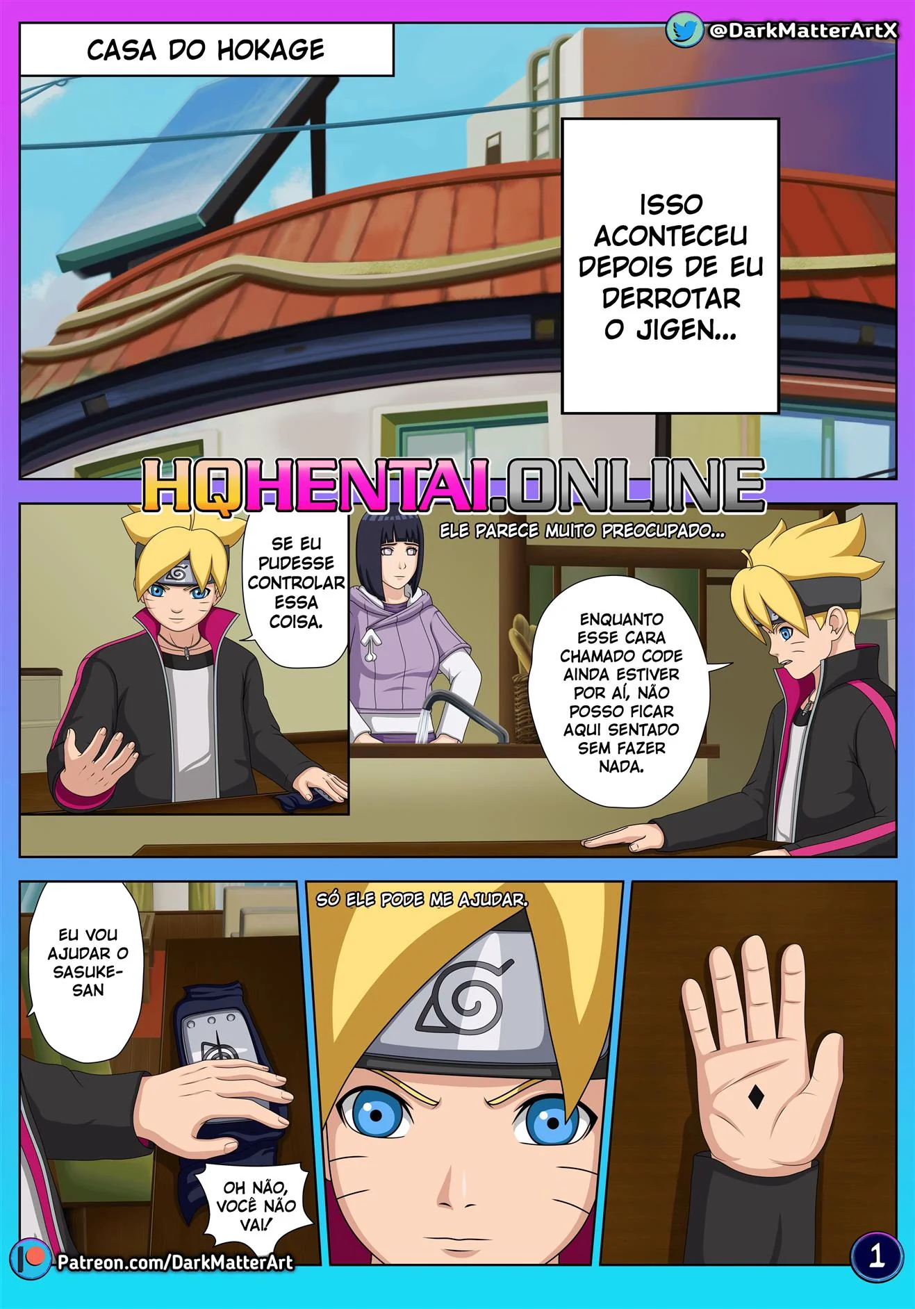 Boruto descobre os segredos obscuros de sua mamãe piranha - Hentai HQ Brasileiro