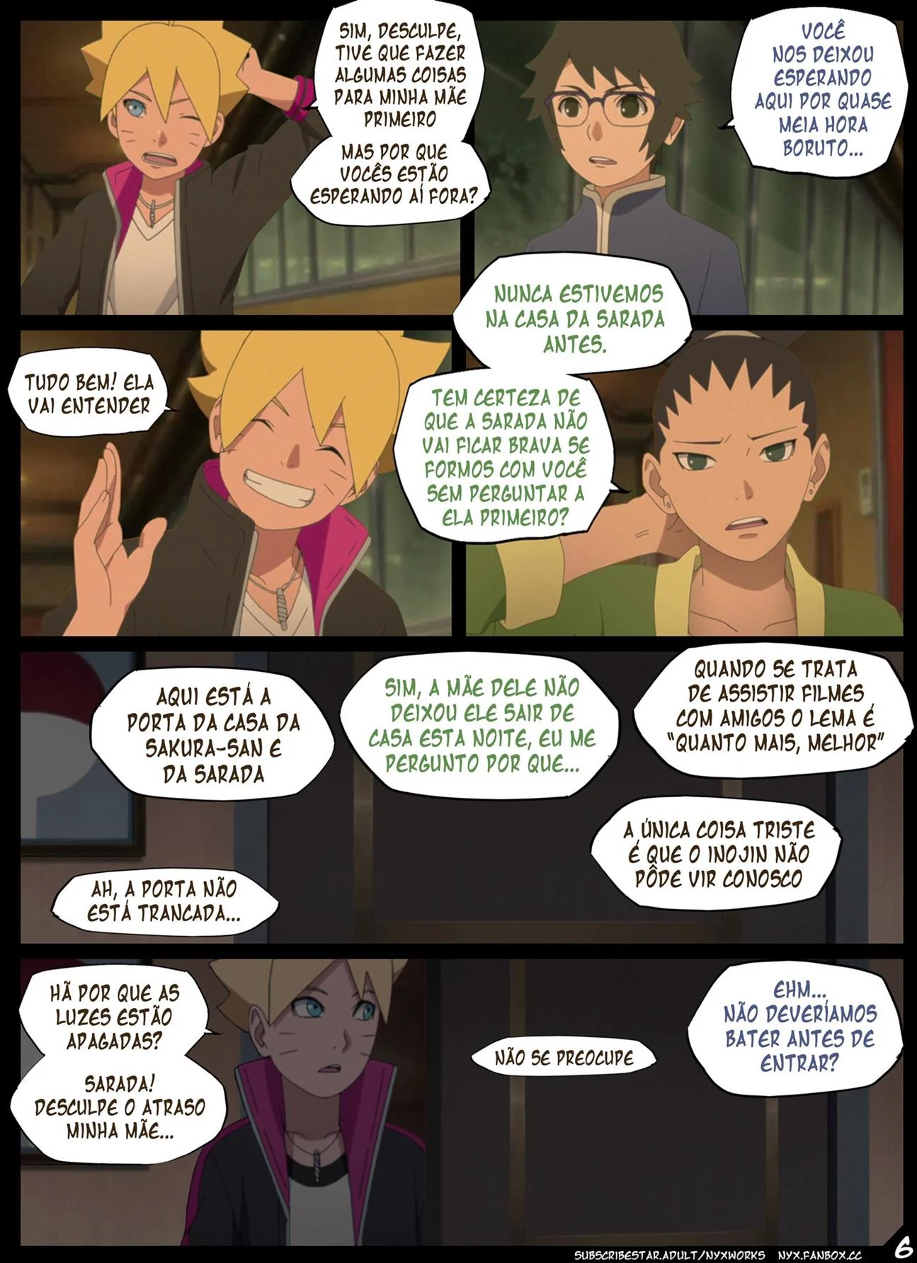 Boruto e Sarada: Noite de Halloween com muito sexo em Hentai HQ!