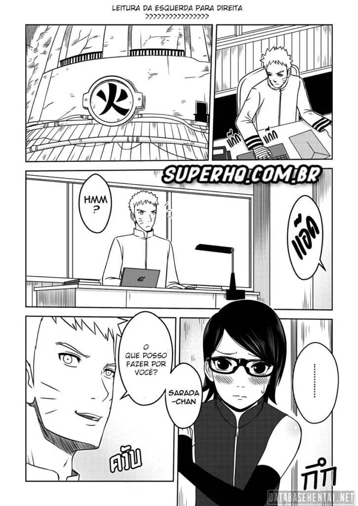 Boruto Hentai: Comendo a Sarada Safadinha Na Sala do Hokage em Hentai HQ