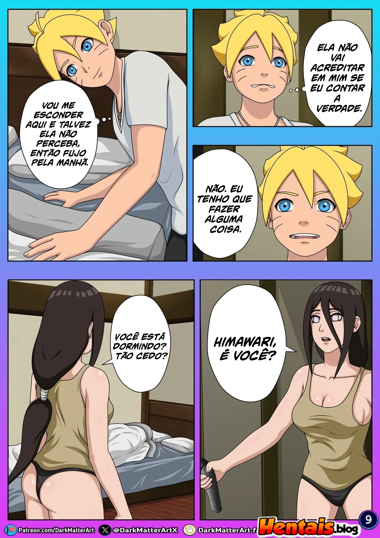 Boruto: Piranha da Tia - Confusão de Incesto em HQ Brasileiro Boruto: Piranha da Tia - Confusão de Incesto em HQ Brasileiro