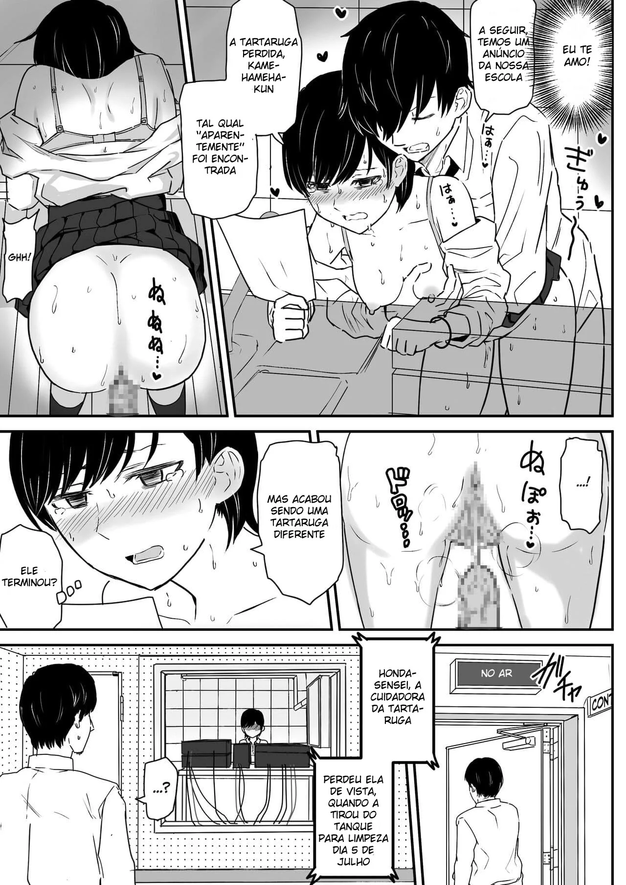 Bucetas Molhadas na Sala de Transmissão - Encontros Escandalosos em Hentai HQ