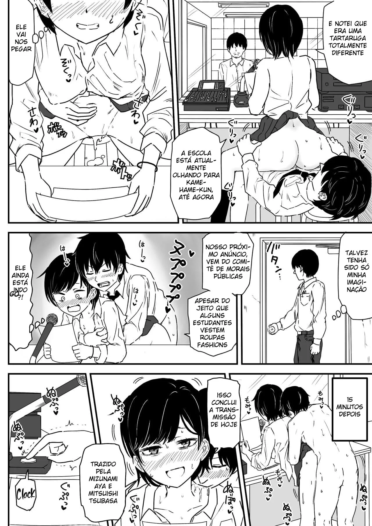 Bucetas Molhadas na Sala de Transmissão - Encontros Escandalosos em Hentai HQ