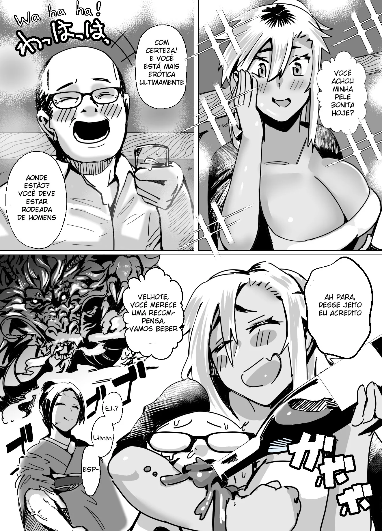 Bullying na Escola: Mãe Piranha Ensinando Novinho a Encarar a Rola dos Valentões em Hentai HQ Brasileiro