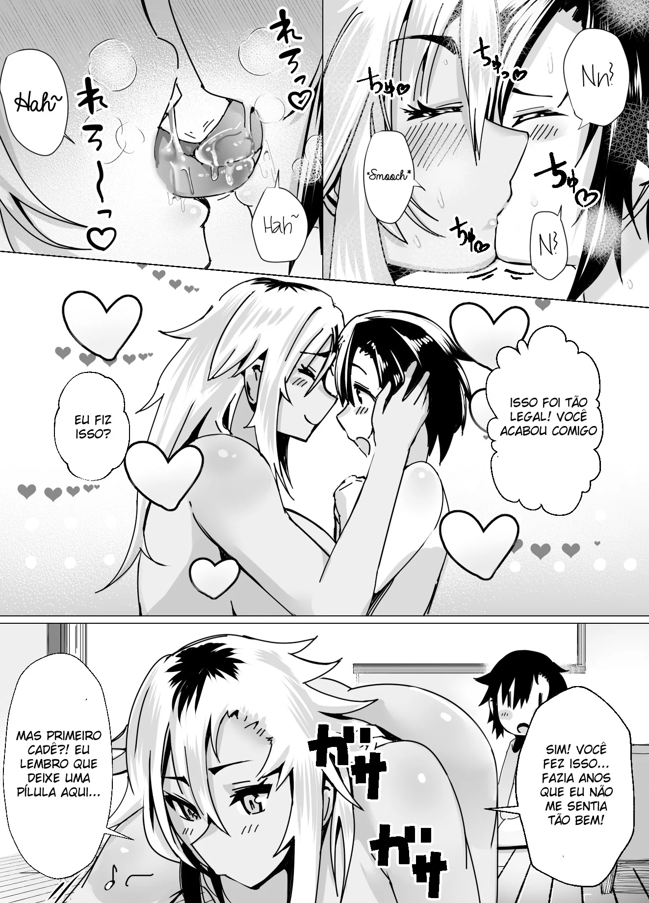 Bullying na Escola: Mãe Piranha Ensinando Novinho a Encarar a Rola dos Valentões em Hentai HQ Brasileiro