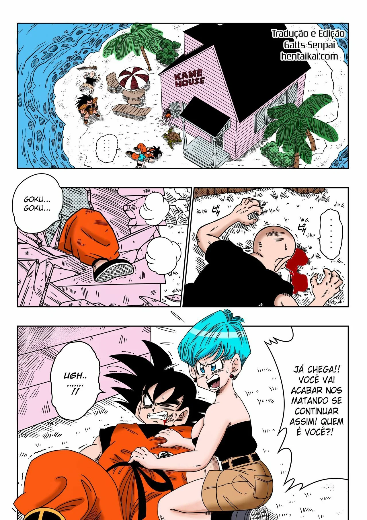 Bulma a Escrava Sexual de Raditz - Hentai HQ Brasileiro