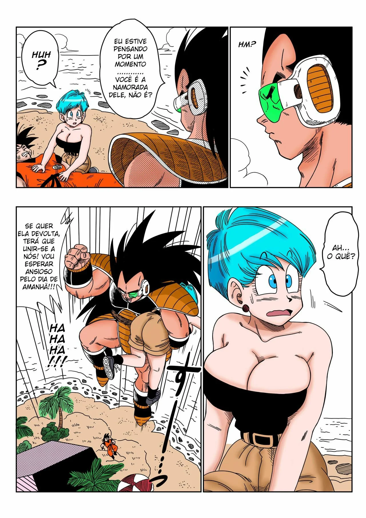 Bulma a Escrava Sexual de Raditz - Hentai HQ Brasileiro