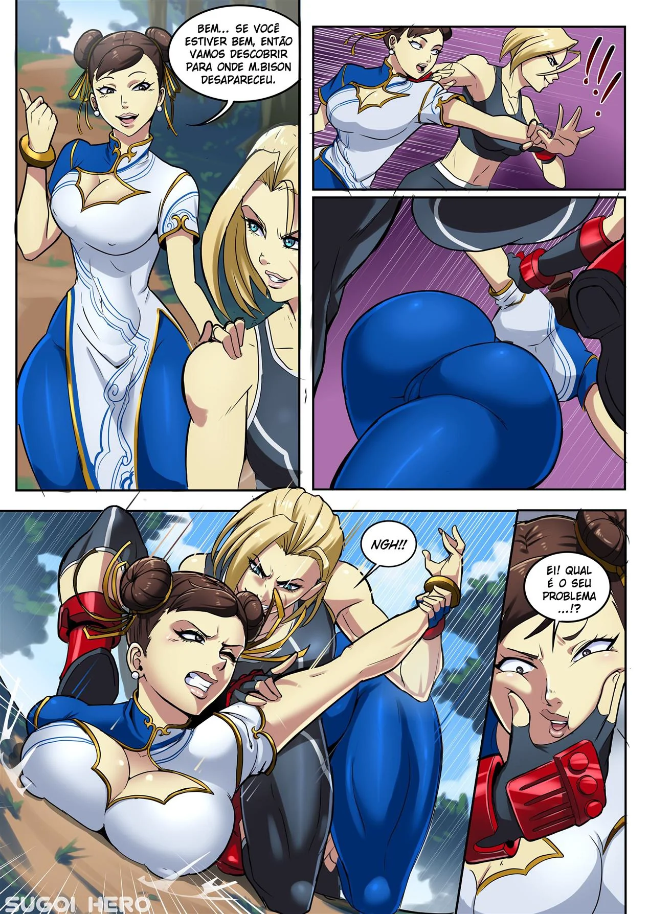 Cammy versus Bison: A Dominação da Piranha Gostosa em Hentai HQ Brasileiro