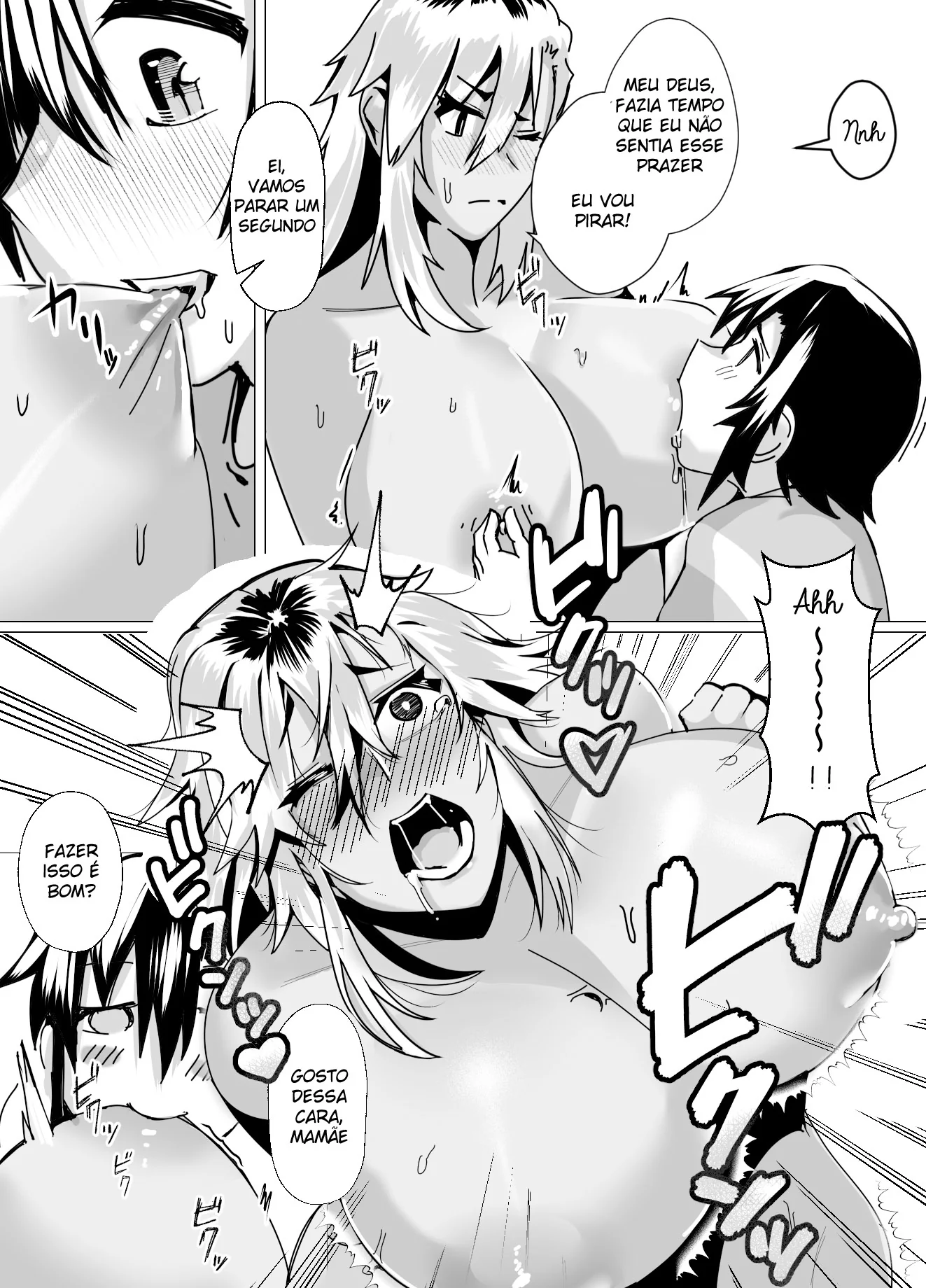 Casada Safada - Encontrando Prazer na Piroca do Animal de Estimação em Hentai HQ Brasileiro