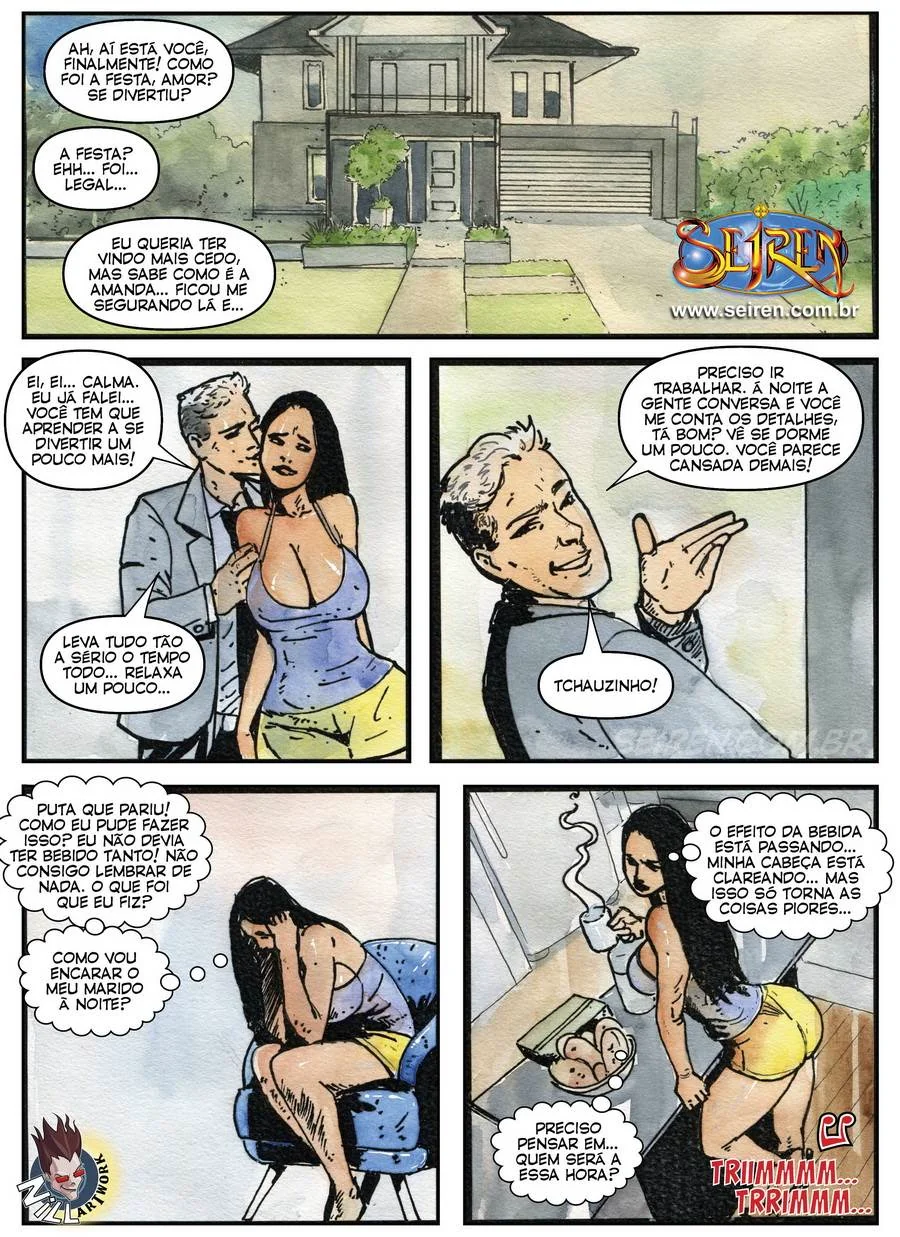 Casadas Devassas: Histórias de Bucetas e Rabinhos Ardendo - Hentai HQ Brasileiro