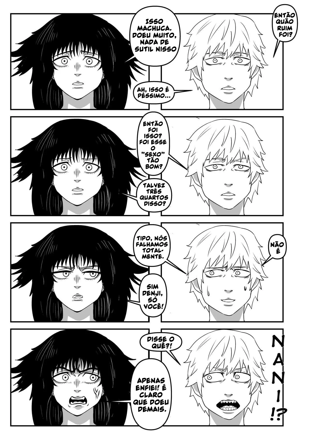 Chainsaw Man: Acasalamento Com Motosserra - Piranha Asa Mitaka encara a rola gigante de Denji em um hentai HQ brasileiro!