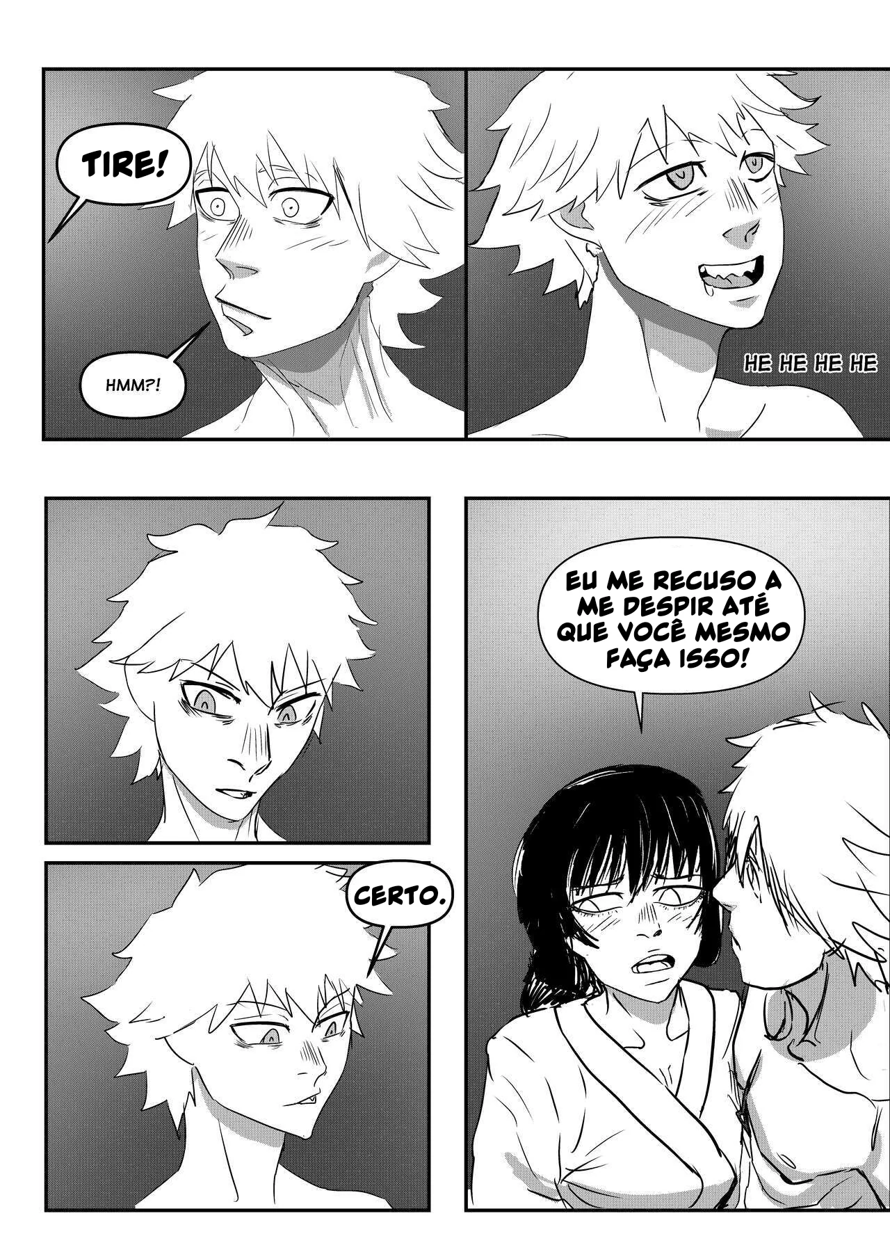 Chainsaw Man: Acasalamento Com Motosserra - Piranha Asa Mitaka encara a rola gigante de Denji em um hentai HQ brasileiro!