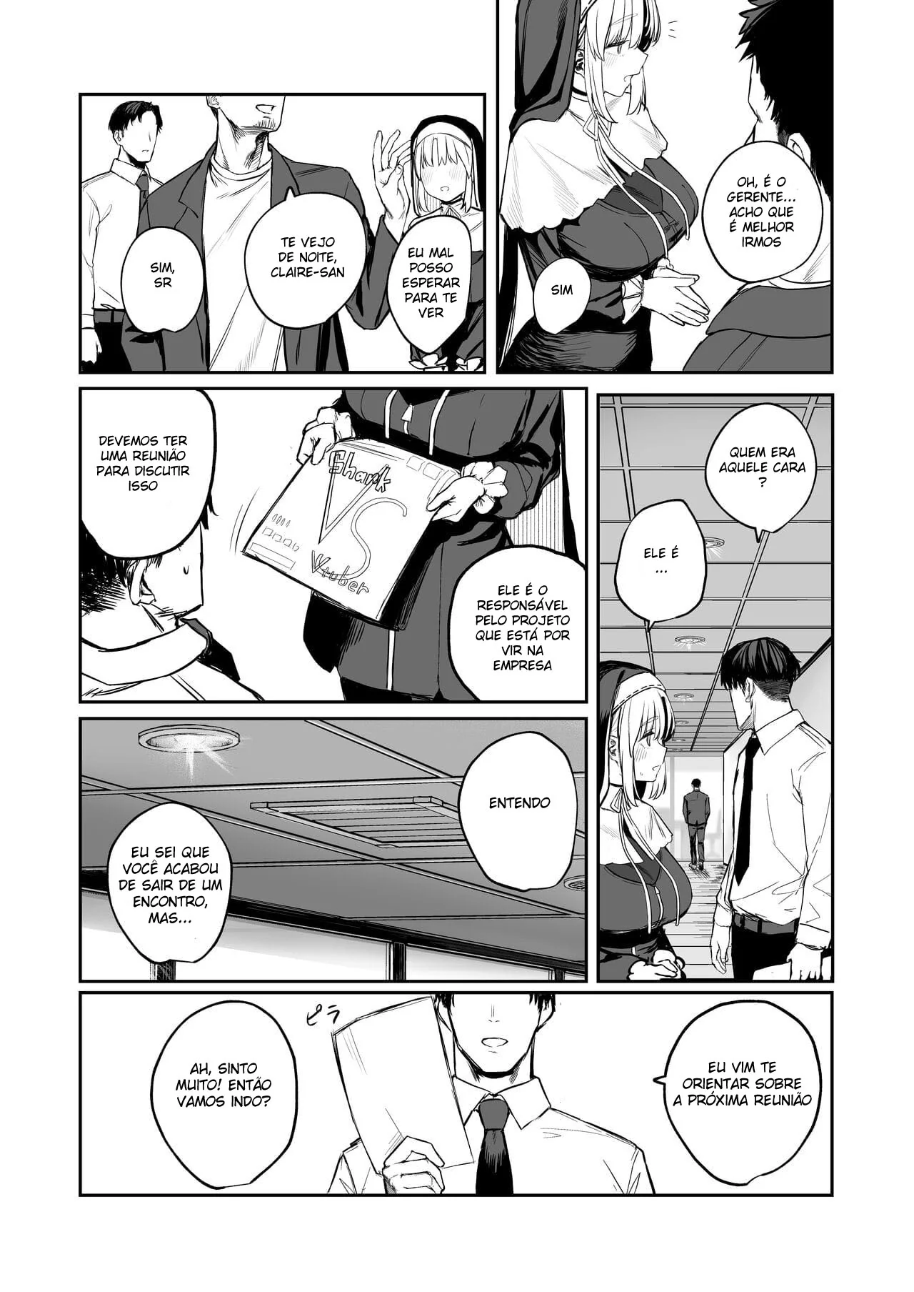 Claire na Terra da Pica Virtual: Aventuras e Sedução dos Vtubers Piranhas em HQ Brasileiro