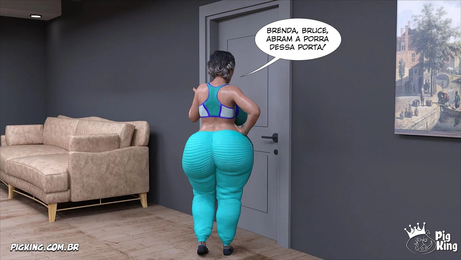 Clarice: A Piranha Safada e a Rola do Noivo da Brenda - Hentai HQ