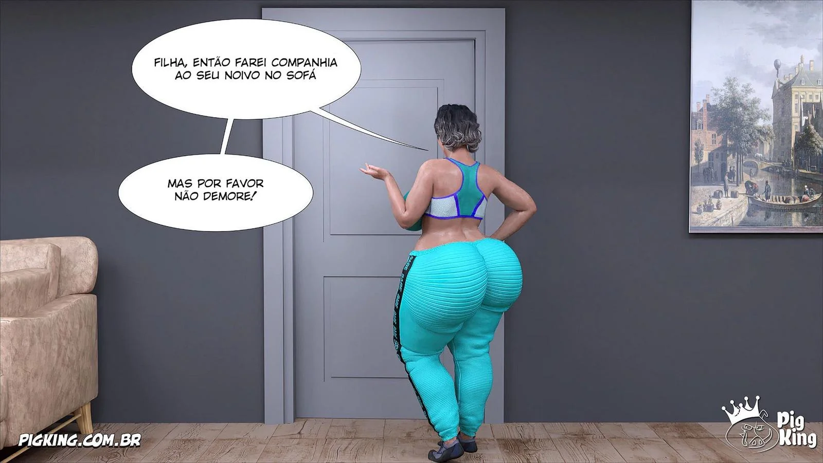 Clarice: A Piranha Safada e a Rola do Noivo da Brenda - Hentai HQ