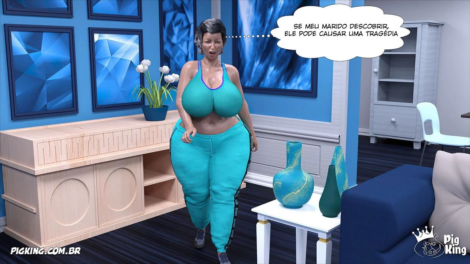 Clarice: A Piranha Safada e a Rola do Noivo da Brenda - Hentai HQ