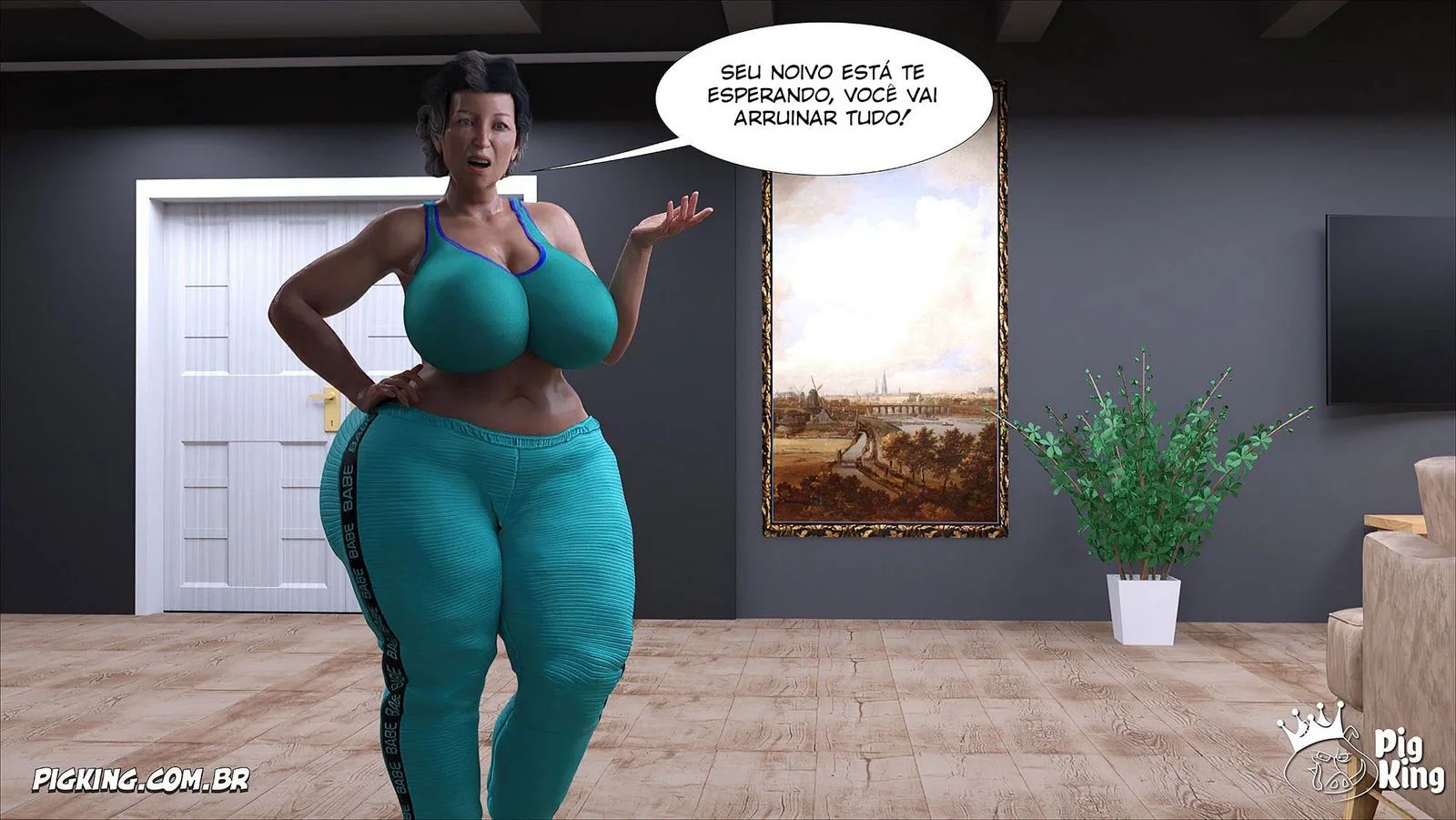 Clarice: A Piranha Safada e a Rola do Noivo da Brenda - Hentai HQ