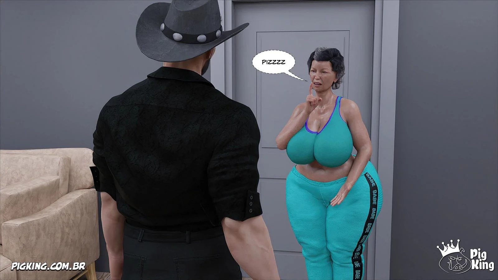 Clarice: A Piranha Safada e a Rola do Noivo da Brenda - Hentai HQ