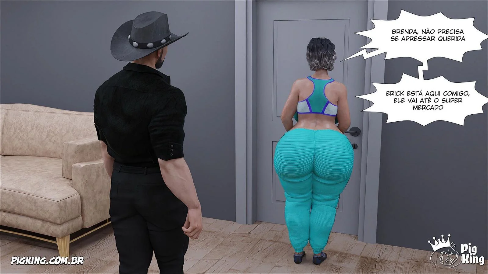 Clarice: A Piranha Safada e a Rola do Noivo da Brenda - Hentai HQ