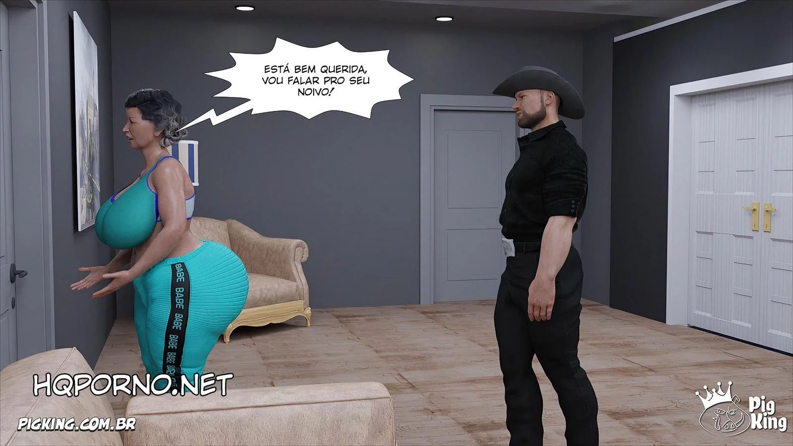 Clarice: A Piranha Safada e a Rola do Noivo da Brenda - Hentai HQ